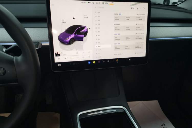 Used Tesla Model Y 2024 Rear-Wheel-Drive Version Audio And AC Panel