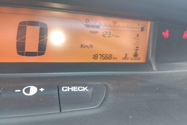 Used Citroen C-Quatre 2016 Classic Sedan 1.6L Manual - Premium Version Odometer Close Up