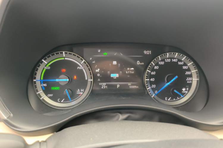 Used Toyota Highlander 2022 Dual-Engine 2.5L Two-Wheel Drive Prestige Edition 7-Seater Instrument Cluster