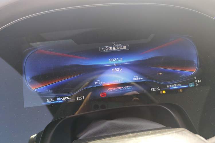 Used Mercedes-Benz EQS AMG 2022 AMG EQS 53 4MATIC+ Odometer Close Up