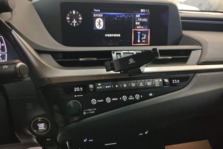 Used Lexus ES 2020 200 Excellence Edition Audio And AC Panel