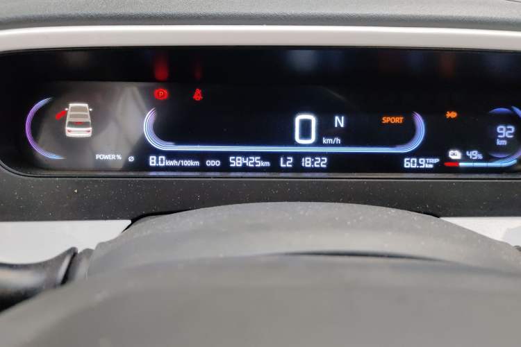 Used Geely Galaxy Panda 2025 210km Panda Rider Odometer Close Up