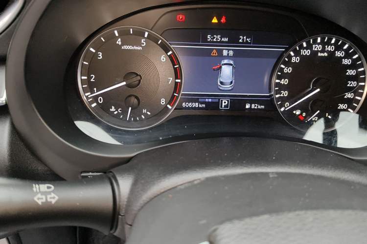 Used Infiniti QX50 2020 Revised Version 2.0T Two-Wheel Drive Elite Edition Odometer Close Up