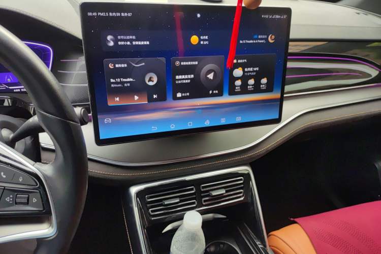 Used BYD Tang New Energy 2022 DM-p 215 km All-Wheel-Drive Deluxe Model Audio And AC Panel