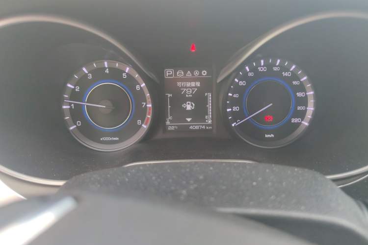 Used CHANGAN Eado 2018 High-Energy Edition 1.6L GDI Automatic RuiFeng Model China V Standard Odometer Close Up