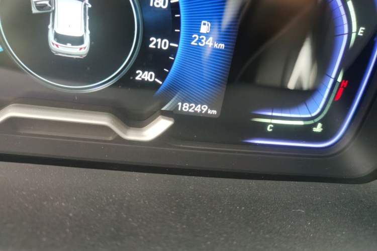 Used Hyundai Tucson 2023 Tucson L 1.5T Automatic Two-Wheel Drive GLX Elite Edition Odometer Close Up