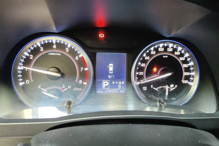 Used Toyota Highlander 2017 2.0T Four-Wheel Drive Luxury Navigation Version 7 Seats Instrument Cluster