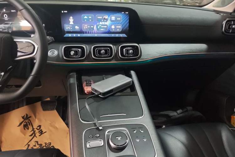 Used Chery Tiggo 9 2023 2.0T Automatic Two-Wheel Drive Luxury Edition 5 Seats Audio And AC Panel