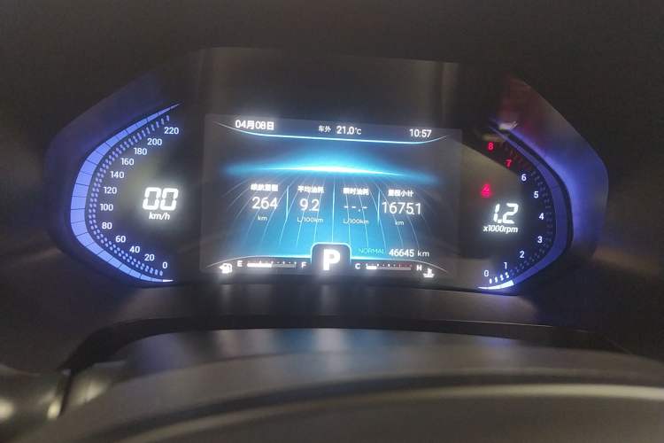 Used Chery Tiggo 8 2020 Facelifted Version 290TGDI Automatic Elite Edition Instrument Cluster