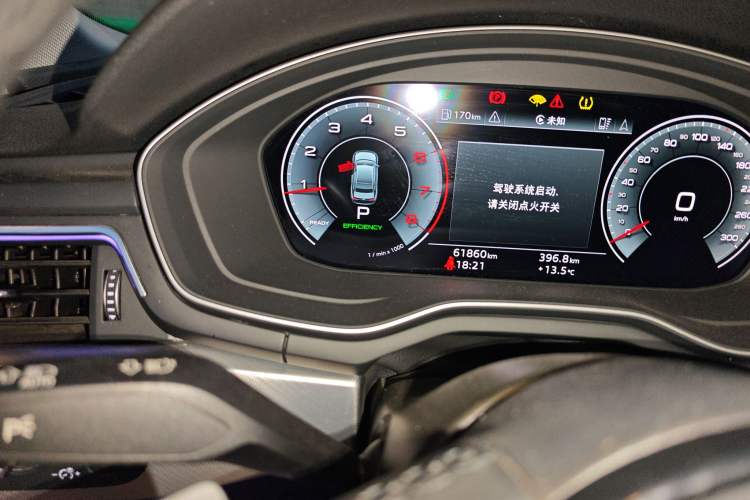 Used Audi A5 2023 Sportback 40 TFSI Fashionable and Dynamic Model Odometer Close Up