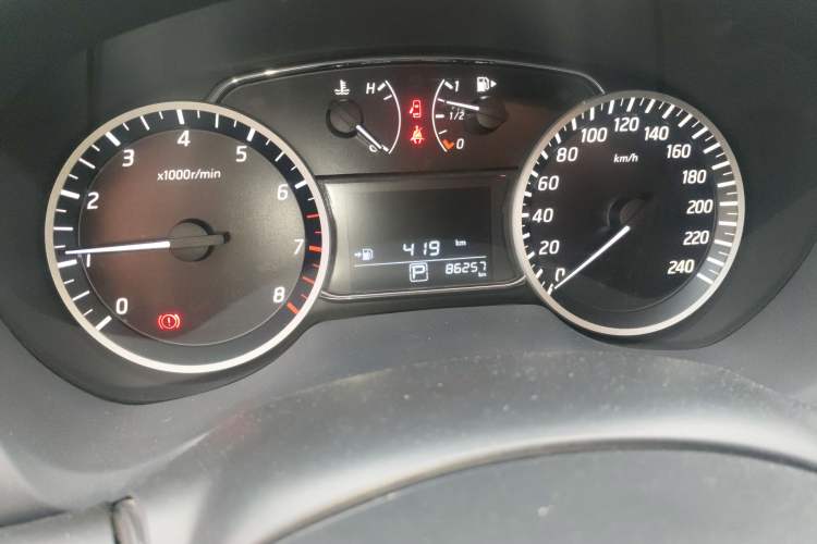 Used Nissan Sylphy 2021 Classic 1.6XL CVT Luxury Edition Odometer Close Up