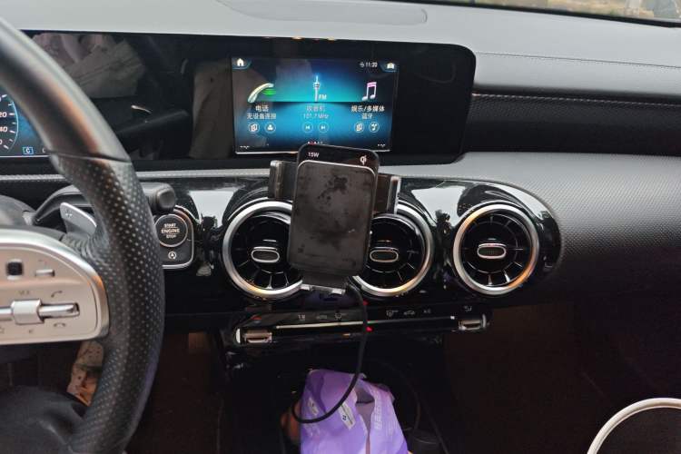 Used Mercedes-Benz A-Class 2020 A 180 L Sport Sedan Audio And AC Panel