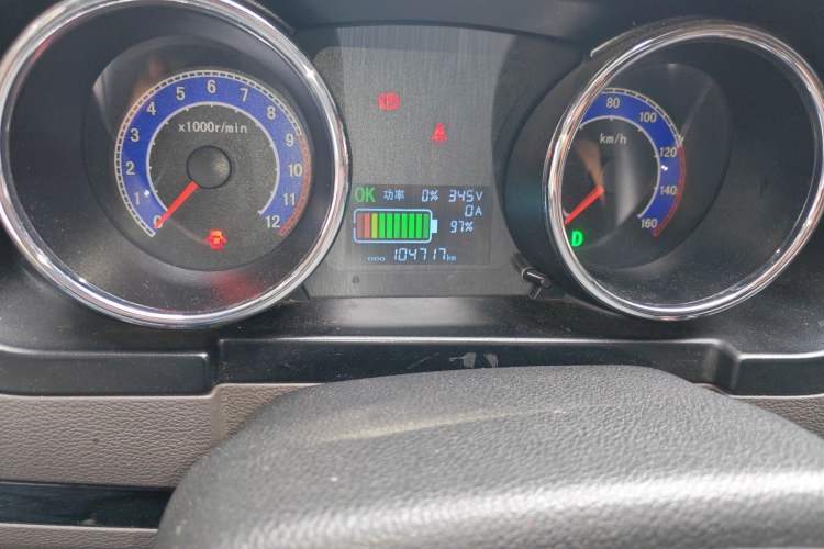 Used New Gonow Shuailing 2022 Standard Range 41.93 kWh Tianjin Hengtian Odometer Close Up