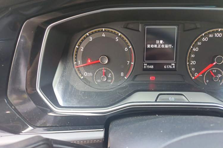 Used Volkswagen Sagitar 2020 280TSI DSG Comfort Version China VI Standard Odometer Close Up