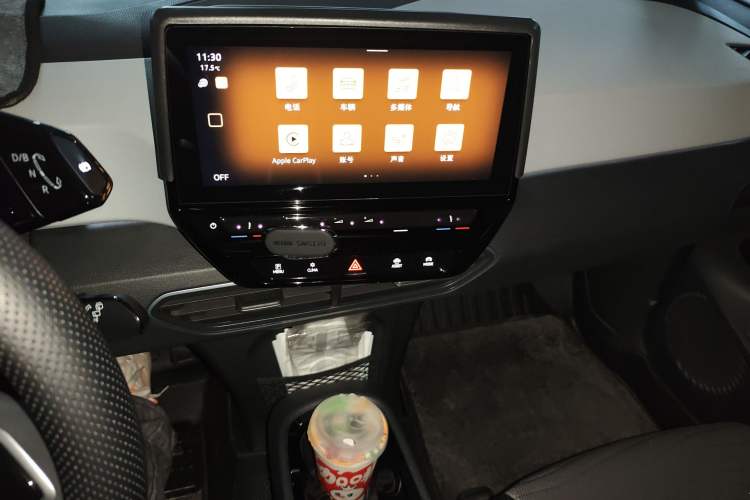 Used Volkswagen ID.3 2023 Upgraded Model Pure Intelligent Enjoyment Version Audio And AC Panel