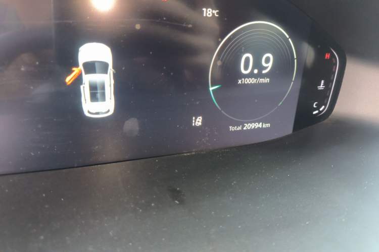 Used CHANGAN CS55PLUS 2024 3rd Generation 1.5T DCT Prestige Model Odometer Close Up