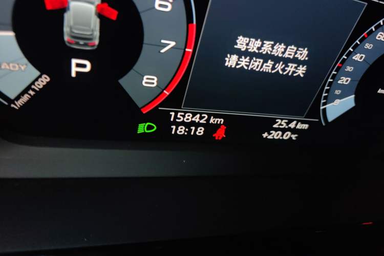 Used Audi A3 2023 Sportback 35 TFSI Fashionable Sports Model Odometer Close Up