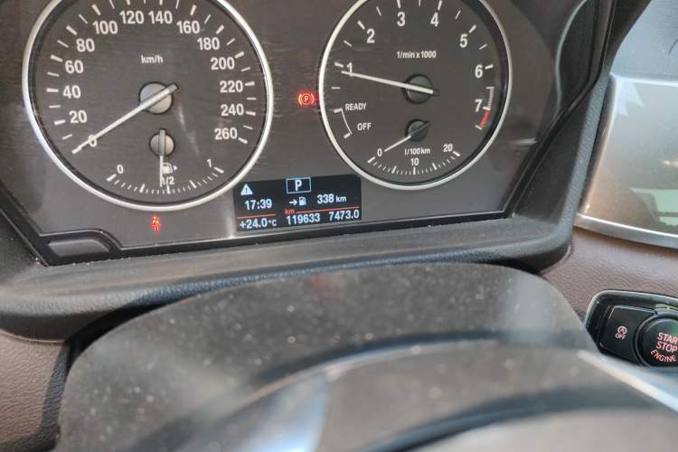 Used BMW X1 2018 sDrive18Li Luxury Model Odometer Close Up