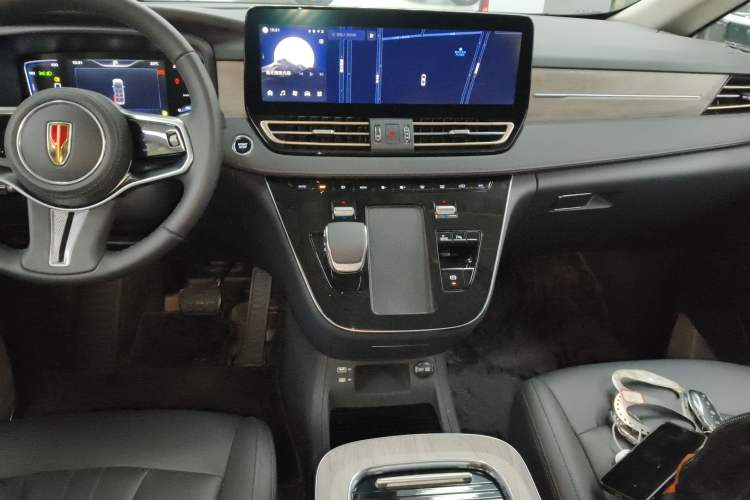 Used Hongqi HQ9 PHEV 2024 2.0T Four-Wheel Drive Business Edition Audio And AC Panel