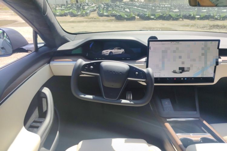 Used Tesla Model S 2023 Dual-Motor All-Wheel-Drive Version Steering Wheel