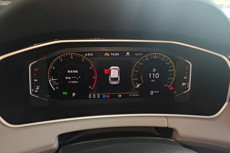 Used Volkswagen Tayron X 2023 330TSI Two-Wheel-Drive Prestige High-Energy Version Instrument Cluster