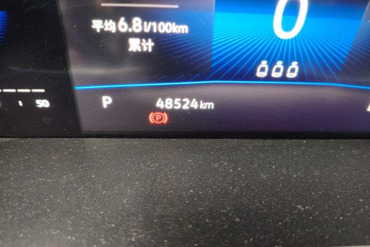 Used Volkswagen Sagitar 2022 280TSI DSG Excellence Edition Odometer Close Up