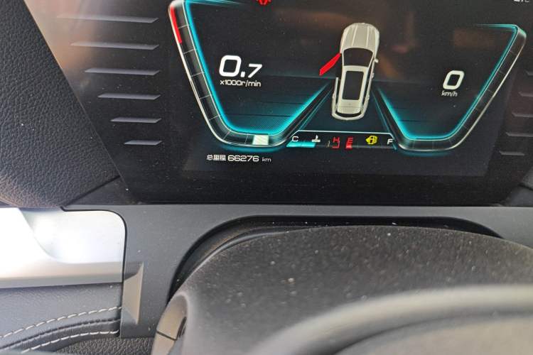 Used BYD Song Pro 2019 1.5T Automatic Luxury Model Odometer Close Up