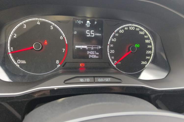 Used Jetta VS5 2024 280TSI Automatic Pioneer Edition Odometer Close Up