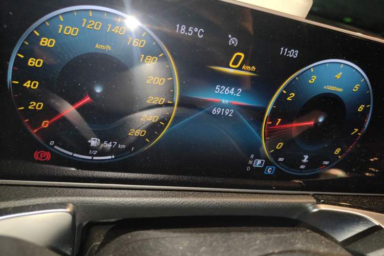 Used Mercedes-Benz GLB 2020 Updated GLB 200 Dynamic Edition Odometer Close Up