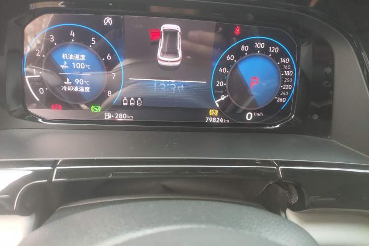 Used Volkswagen Teramont X 2023 380TSI Four-Wheel Drive Prestige Flagship Edition Odometer Close Up