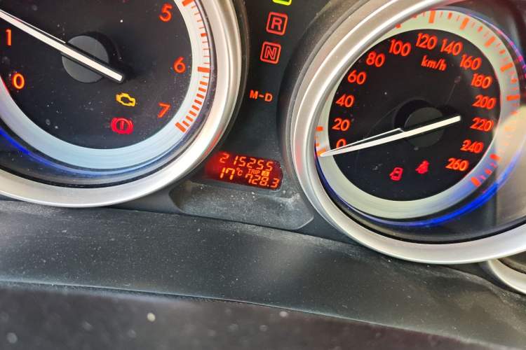 Used Mazda 6 2009 2.5L Automatic Supreme Edition Odometer Close Up