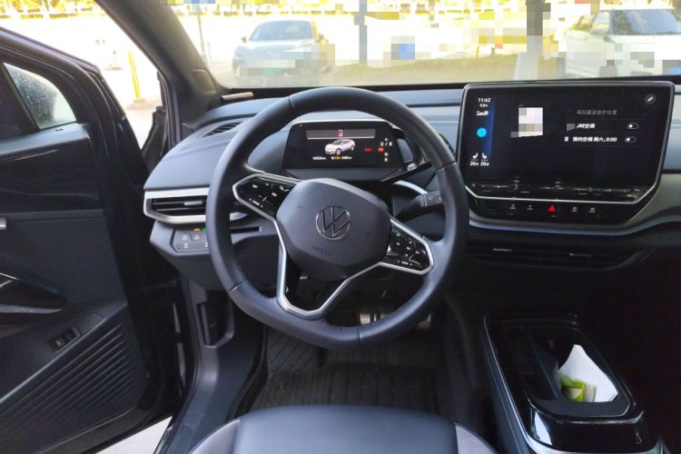 Used Volkswagen ID.4 CROZZ 2021 Long-Range Lite PRO Two-Wheel Drive Version Steering Wheel