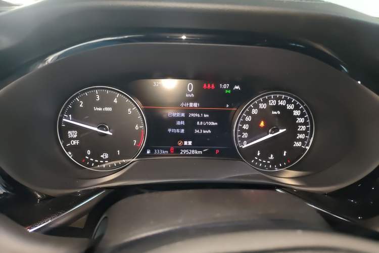 Used Buick Envision 2022 Encore Plus 652T Five-Seat Luxury Model Instrument Cluster