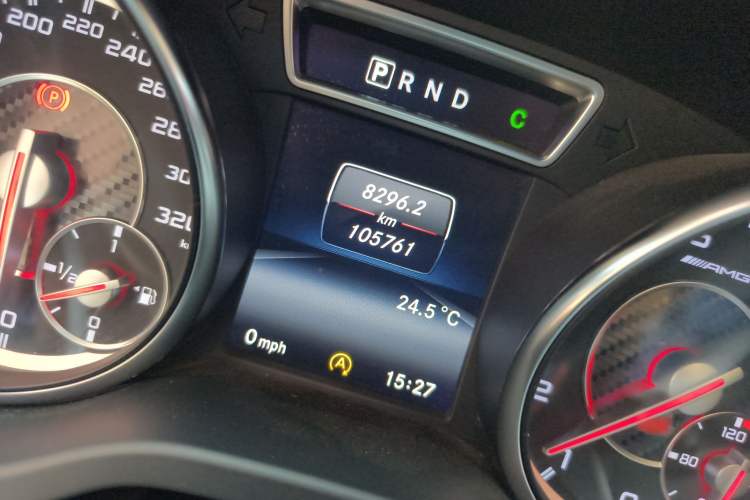 Used Mercedes-Benz CLA AMG 2014 AMG CLA 45 4MATIC Odometer Close Up