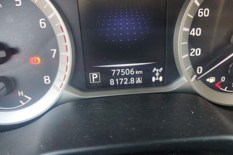 Used Nissan Terra 2020 2.5L XL Upper 4WD Automatic Four-Wheel Drive Luxury Edition Odometer Close Up