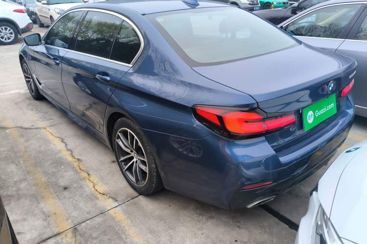Used BMW 5 Series 2021 525Li M Sport Package Rear Left 45 Deg