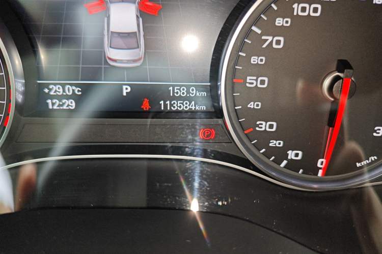 Used Audi A6L 2018 30th Anniversary Edition TFSI Trendy Model Odometer Close Up