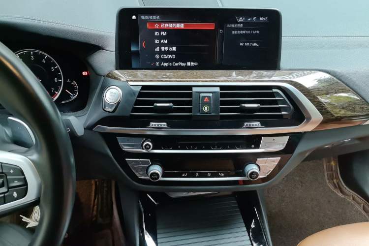 Used BMW X3 2018 xDrive30i Luxury Model M Sport Package China V Audio And AC Panel