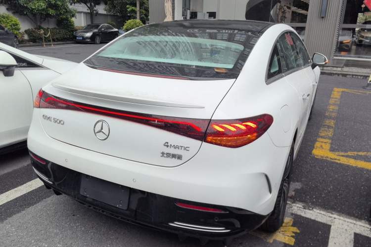 Used Mercedes-Benz EQE 2025 500 4MATIC Pioneer Edition Rear Right 45 Deg