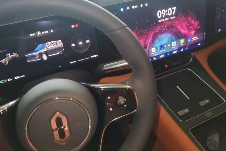 Used Hima AITO M8 2025 Model Pure Electric Max+ Five-Seat Long-Range Version Gear Lever