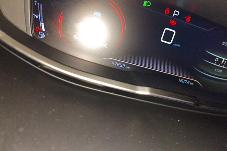 Used Peugeot 4008 2017 350THP Elite Edition Odometer Close Up