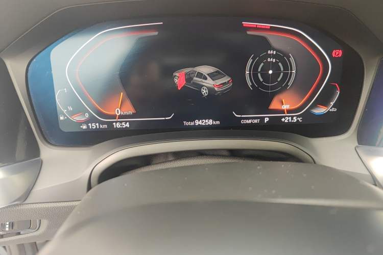 Used BMW 3 Series 2020 330Li xDrive M Sport Night Edition Odometer Close Up