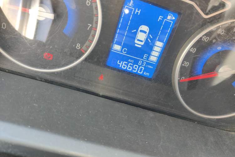 Used FORTHING S500 2016 1.5L Manual Comfort Model Odometer Close Up