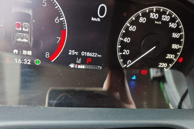 Used Honda HR-V 2023 240TURBO Jingrui Edition Odometer Close Up