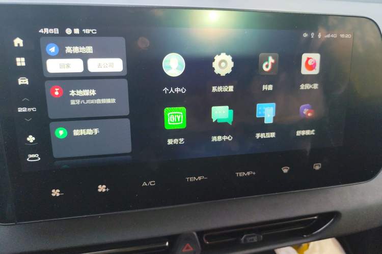 Used Haval Fierce Dragon 2023 1.5L 110KM Lingdong Edition Audio And AC Panel