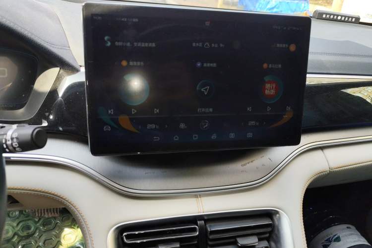 Used BYD Song PLUS New Energy 2021 DM-i 110KM Flagship PLUS Audio And AC Panel