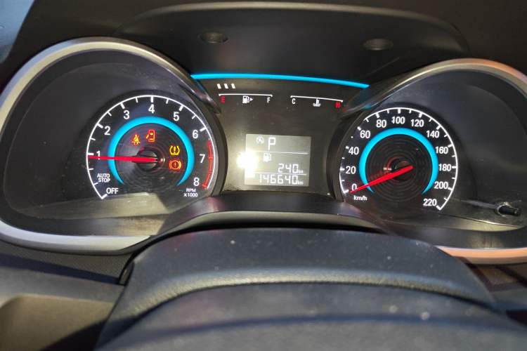 Used Chevrolet Cavalier 2016 1.5L Automatic Xinyue Edition Odometer Close Up