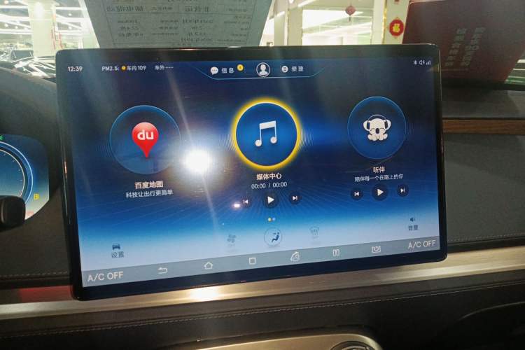 Used Denza X 2020 PHEV Flagship Edition Audio And AC Panel