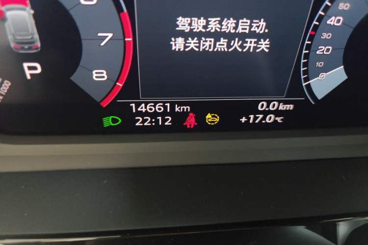 Used Audi A3 2024 Sportback 35 TFSI Fashionable Sports Model Odometer Close Up