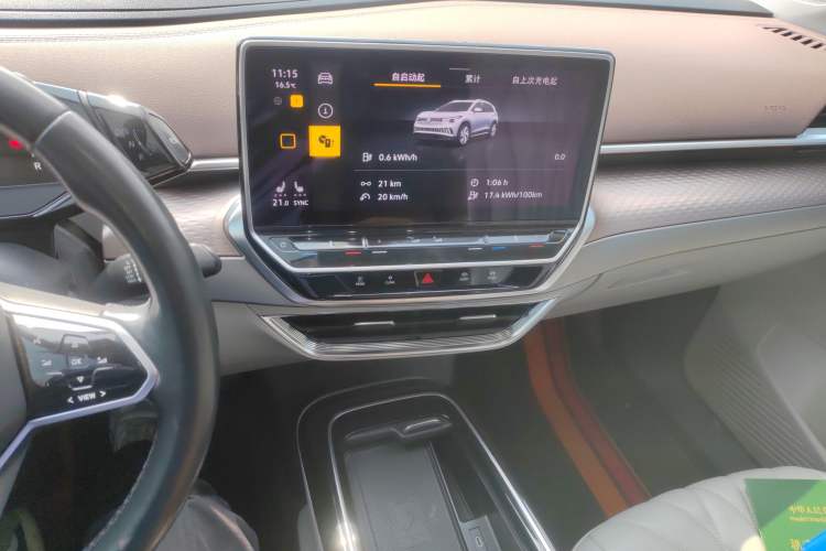 Used Volkswagen ID.6 X 2022 Intelligent Long-Range Version Audio And AC Panel